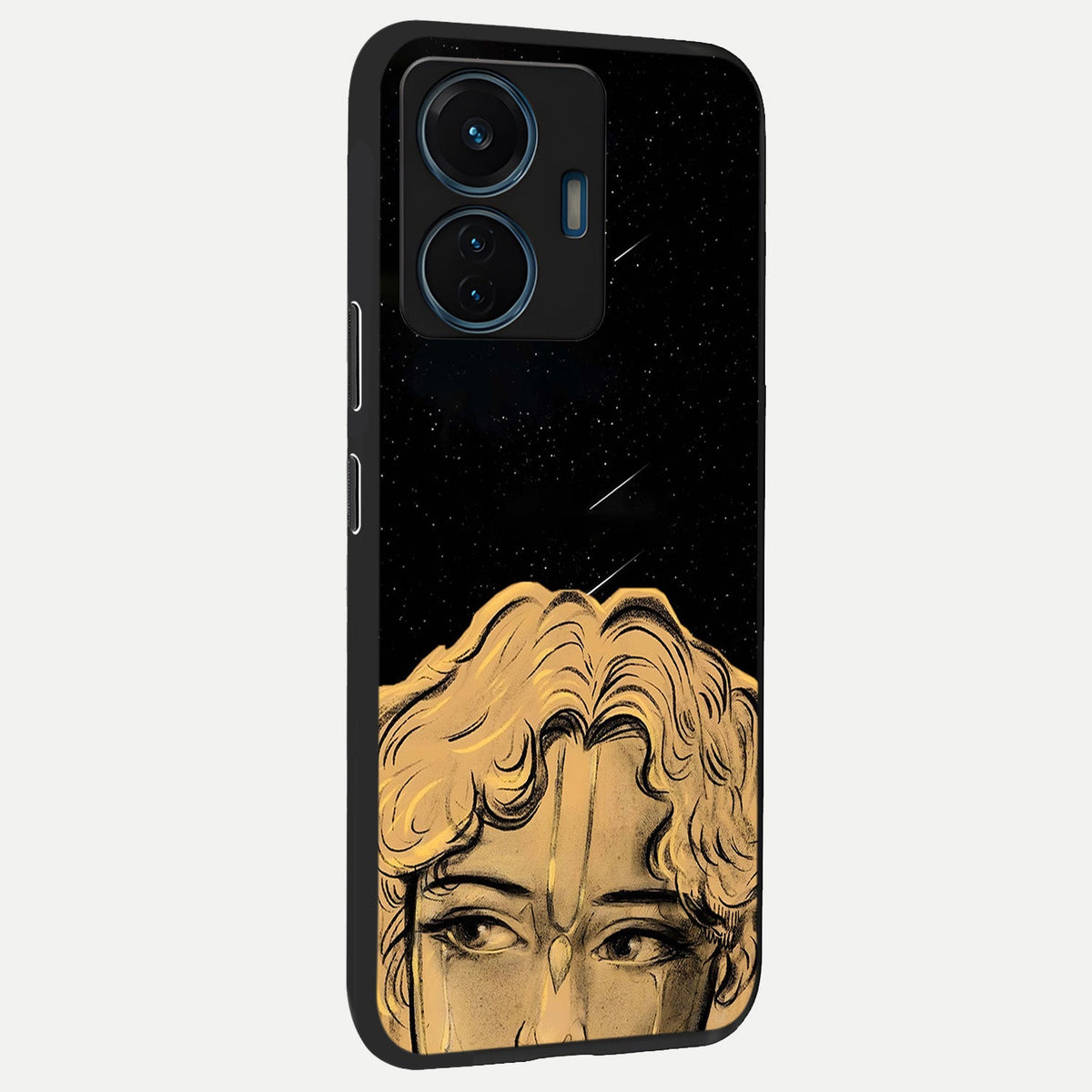  Celestial Gods Plan back cover For iQOO Z6 Lite 5G slim fit glass case with vibrant aesthetic design
