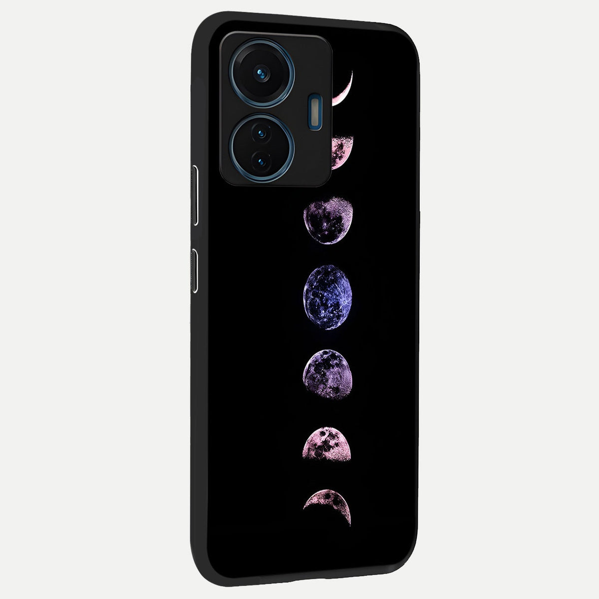 Crimson All Planets back cover For iQOO Z6 Lite 5G slim fit glass case with vibrant aesthetic design