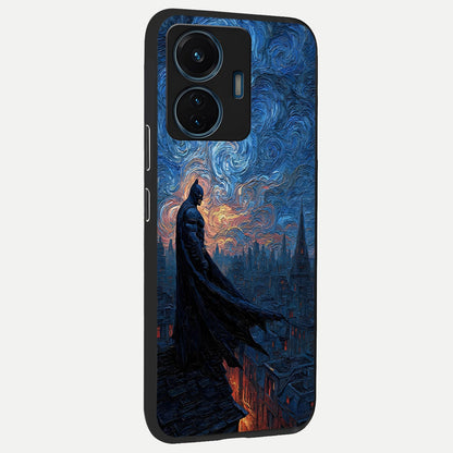  Dark Knight Dusk back cover For iQOO Z6 Lite 5G slim fit glass case with vibrant aesthetic design