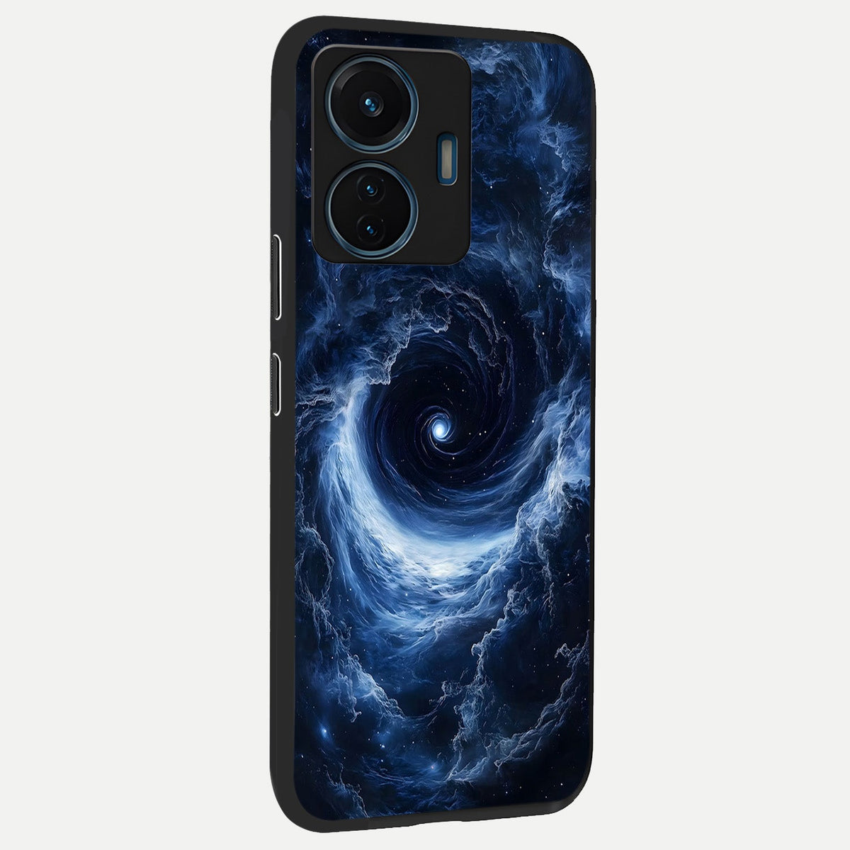  Stunning Galaxy back cover For iQOO Z6 Lite 5G slim fit glass case with vibrant aesthetic design