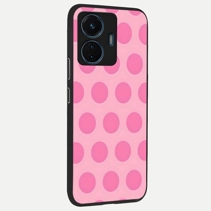  Sweet Dot Dreams back cover For iQOO Z6 Lite 5G slim fit glass case with vibrant aesthetic design