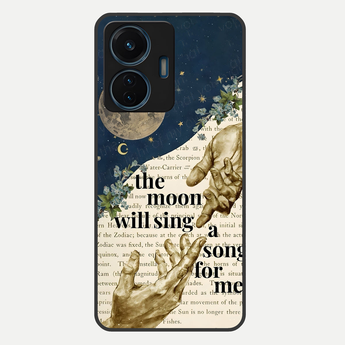  Aesthetic Divine Glass Case For iQOO Z6 Lite 5G back cover – full design glossy printed glass finish