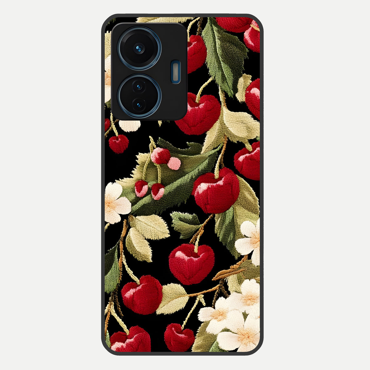  Blooming Spendor Bird Glass Case For iQOO Z6 Lite 5G back cover – full design glossy printed glass finish