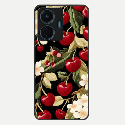  Blooming Spendor Bird Glass Case For iQOO Z6 Lite 5G back cover – full design glossy printed glass finish