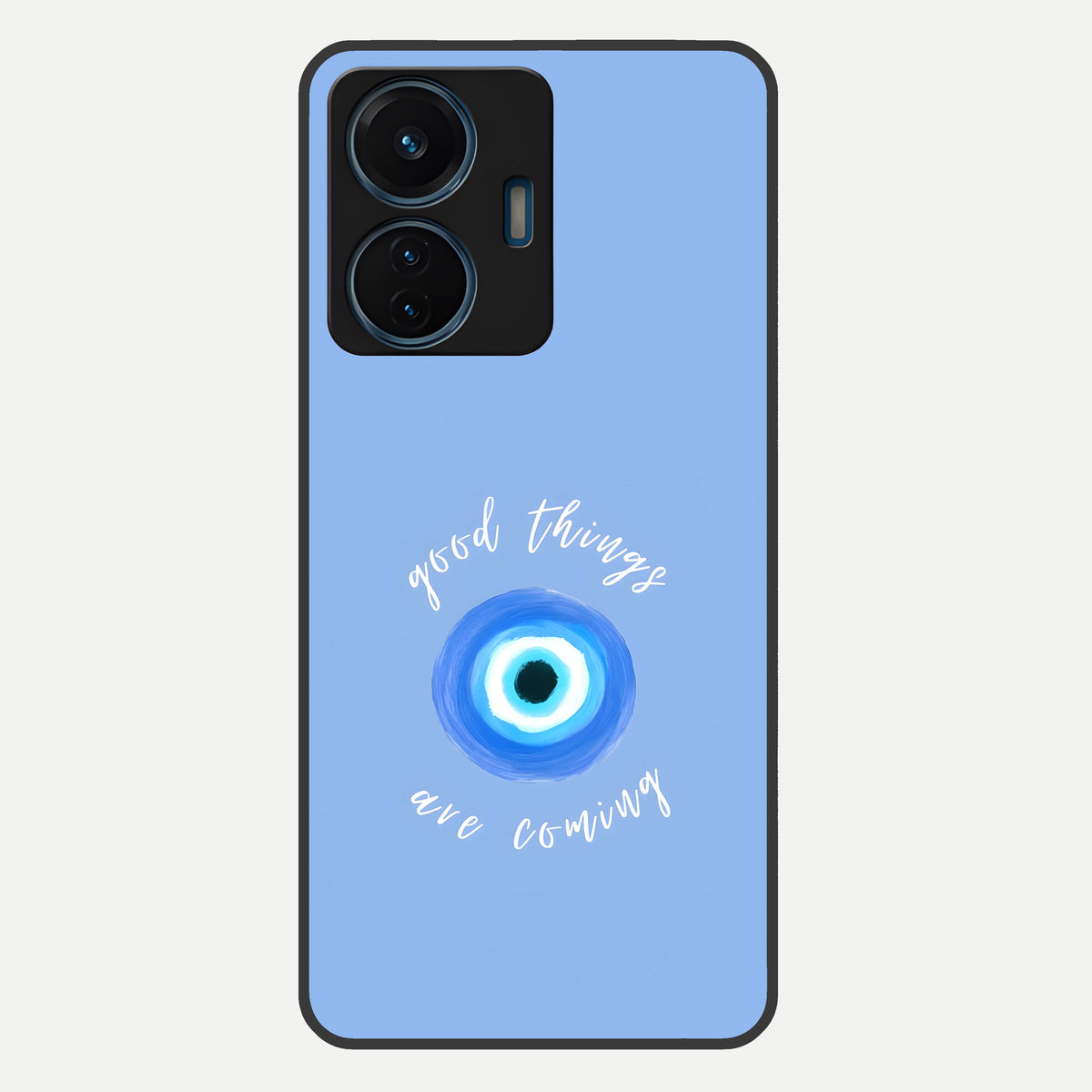  Bright Future Ahead Glass Case For iQOO Z6 Lite 5G back cover – full design glossy printed glass finish