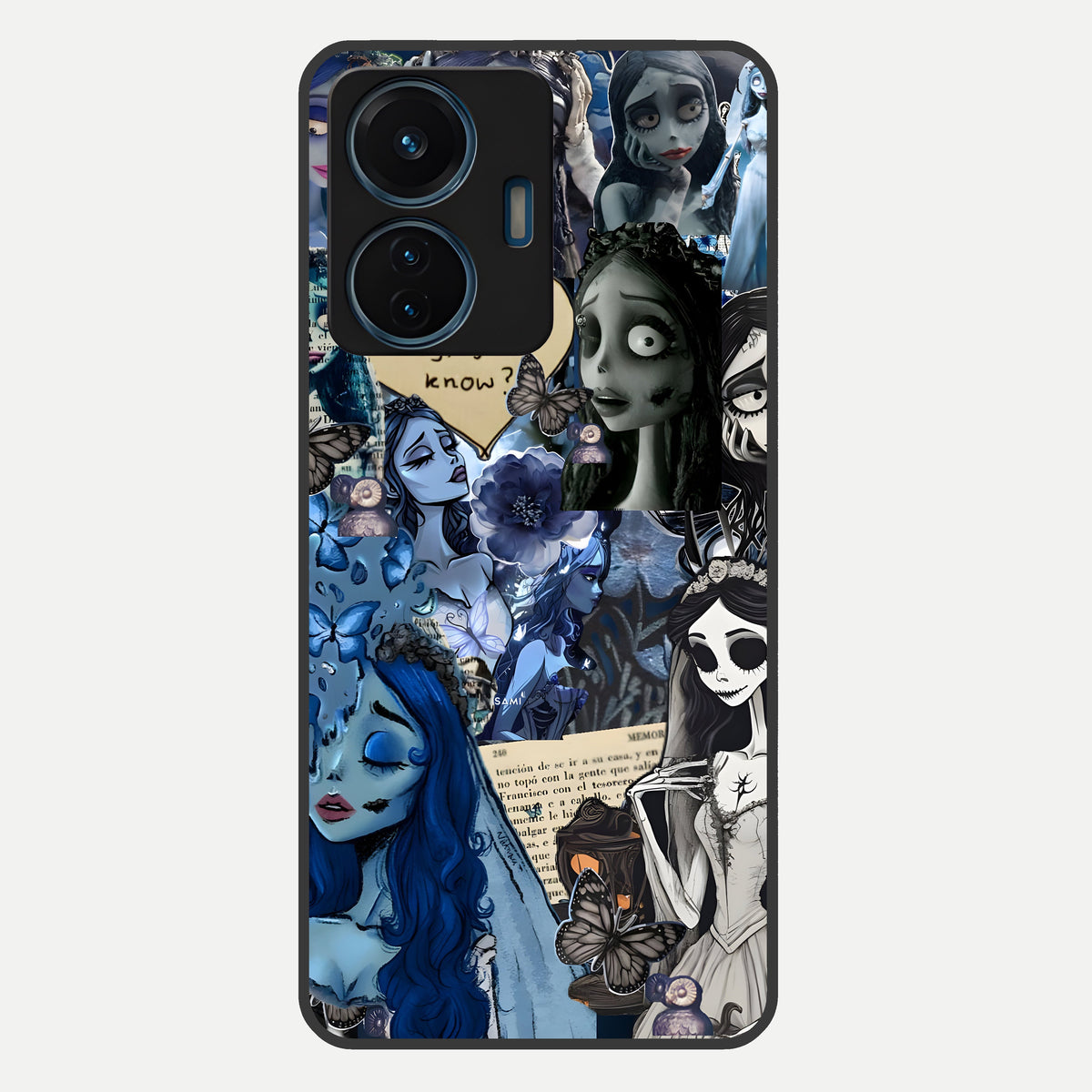  Corpse Bride Posters Glass Case For iQOO Z6 Lite 5G back cover – full design glossy printed glass finish