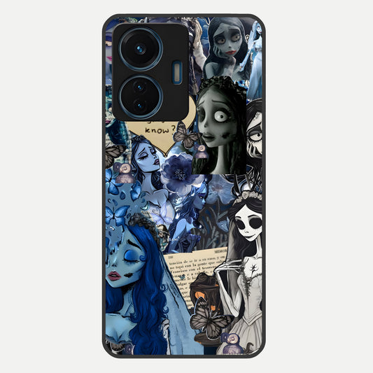  Corpse Bride Posters Glass Case For iQOO Z6 Lite 5G back cover – full design glossy printed glass finish