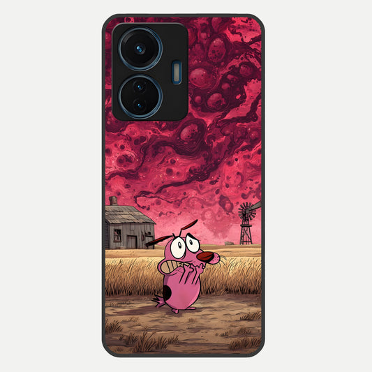 Courage Under Sky Glass Case For iQOO Z6 Lite 5G back cover – full design glossy printed glass finish