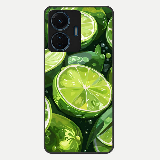  Green Kawasaki Glass Case For iQOO Z6 Lite 5G back cover – full design glossy printed glass finish