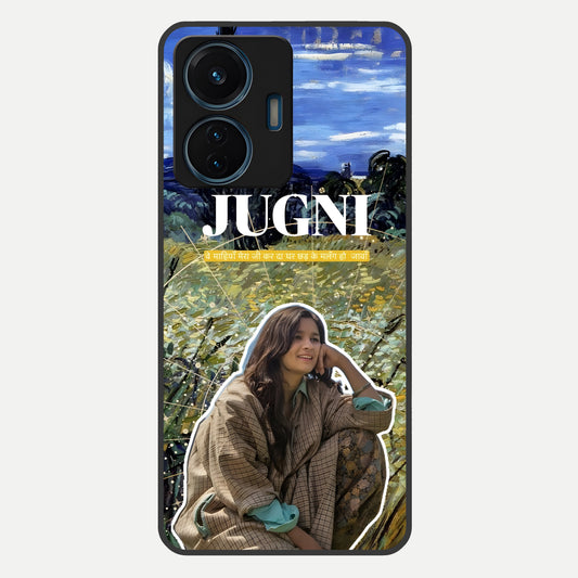  Jugni Soul Vibes Glass Case For iQOO Z6 Lite 5G back cover – full design glossy printed glass finish