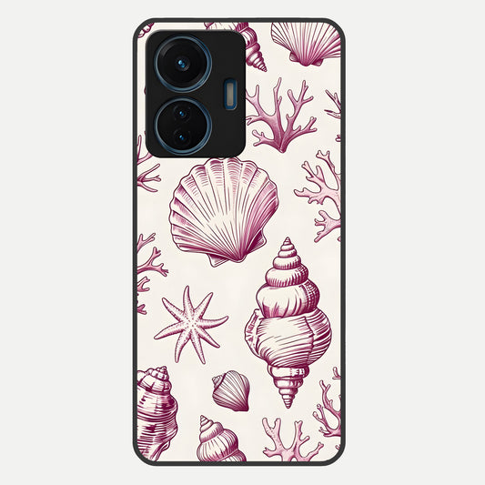  Pink Power Sparks Glass Case For iQOO Z6 Lite 5G back cover – full design glossy printed glass finish