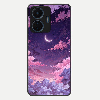  Sky Drift Clouds Glass Case For iQOO Z6 Lite 5G back cover – full design glossy printed glass finish