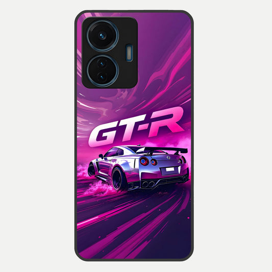  Speed Drift Legend Glass Case For iQOO Z6 Lite 5G back cover – full design glossy printed glass finish