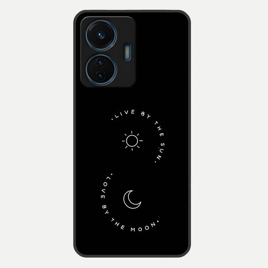 Sunflower Cat Art Glass Case For iQOO Z6 Lite 5G back cover – full design glossy printed glass finish