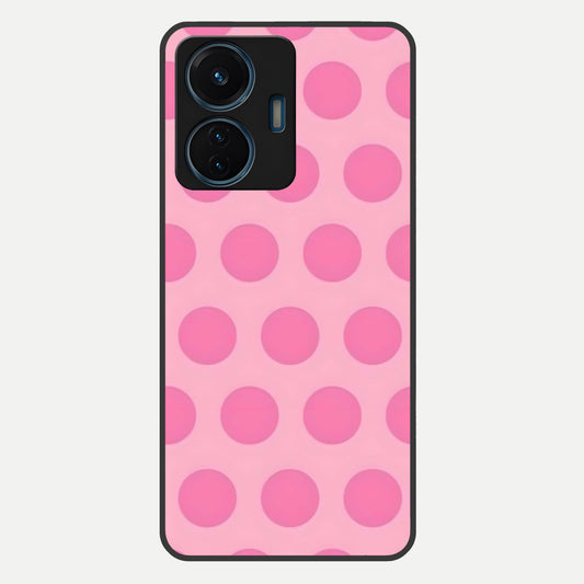  Sweet Dot Dreams Glass Case For iQOO Z6 Lite 5G back cover – full design glossy printed glass finish