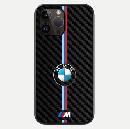 BMW Pattern Glass Case For iPhone 14 Pro Max by Custom World