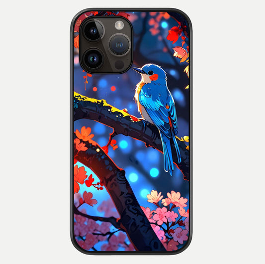 Bloom Thread Art Glass Case For iPhone 14 Pro Max by Custom World