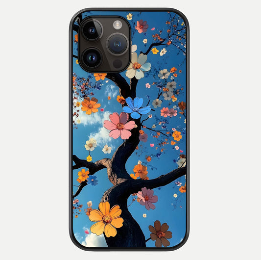 Blossom Dream Sky Glass Case For iPhone 14 Pro Max by Custom World