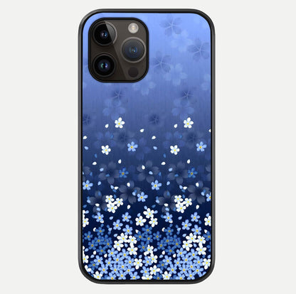 Blue Starry Glass Case For iPhone 14 Pro Max by Custom World