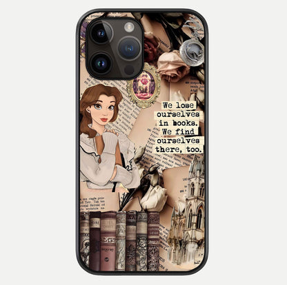 Bookish Dream World Glass Case For iPhone 14 Pro Max by Custom World