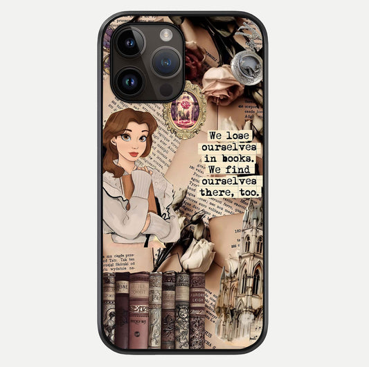 Bookish Dream World Glass Case For iPhone 14 Pro Max by Custom World