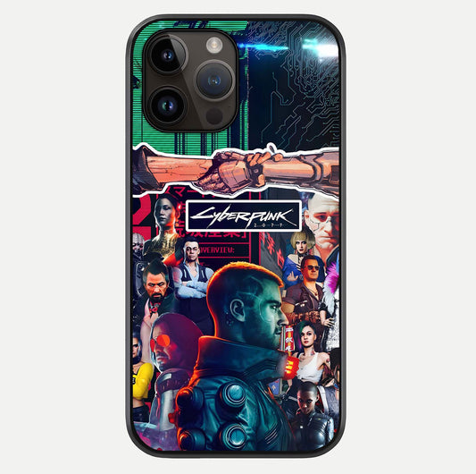 CYBERPUNK Legacy Glass Case For iPhone 14 Pro Max by Custom World