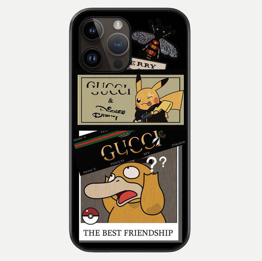 Cartoon Brand Play Mashup Glass Case For iPhone 14 Pro Max by Custom World