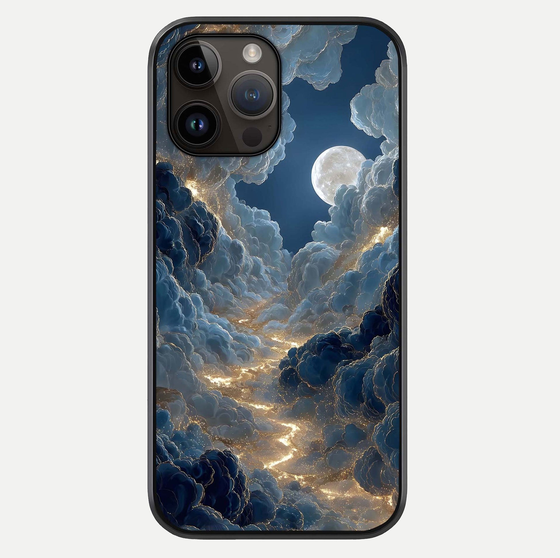 Celestial Cloud Road Glass Case For iPhone 14 Pro Max by Custom World