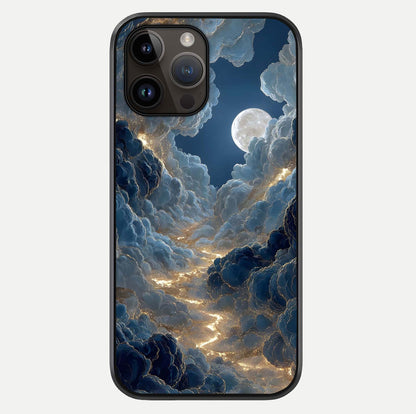 Celestial Cloud Road Glass Case For iPhone 14 Pro Max by Custom World