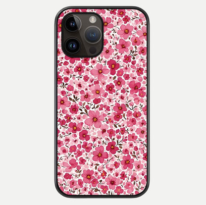 Cherry Blossom Charm Glass Case For iPhone 14 Pro Max by Custom World