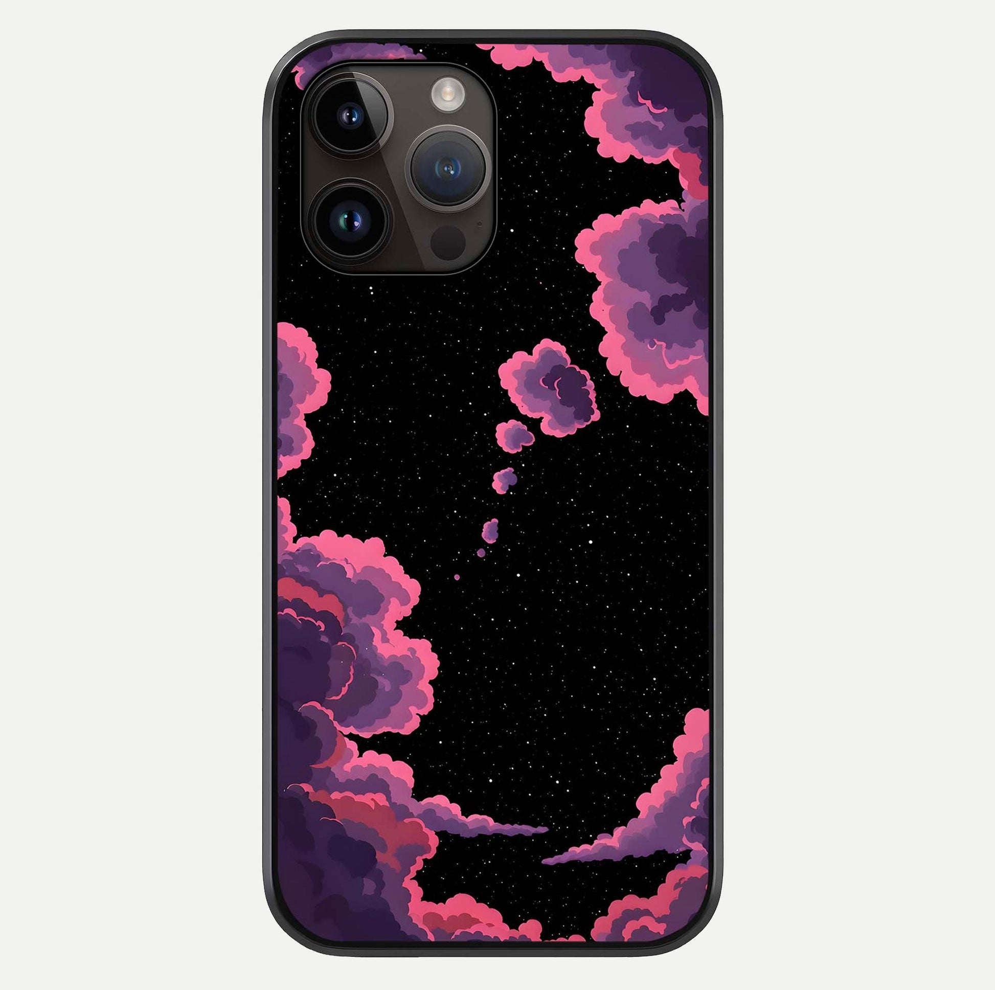 Cosmic Cloud Journey Glass Case For iPhone 14 Pro Max by Custom World
