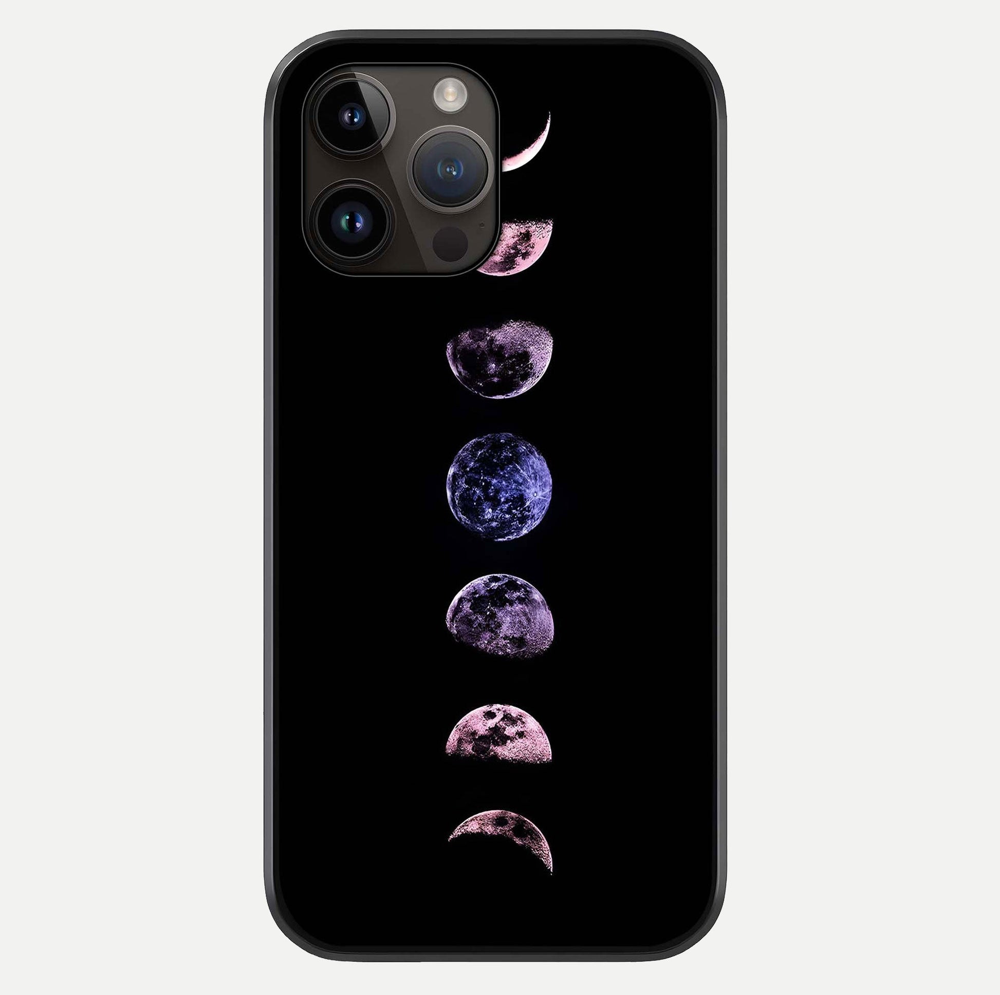 Crimson All Planets Glass Case For iPhone 14 Pro Max by Custom World