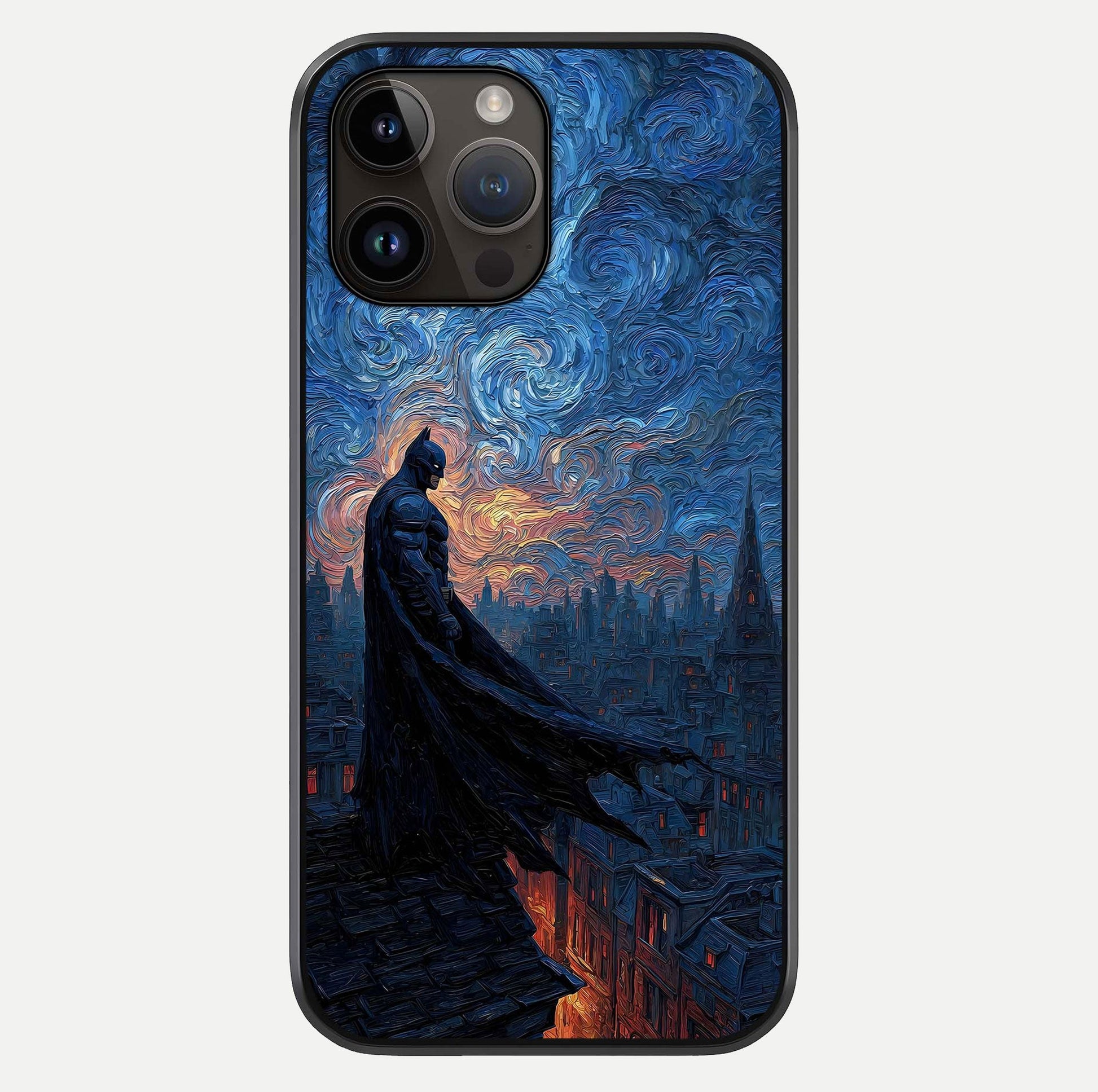 Dark Knight Dusk Glass Case For iPhone 14 Pro Max by Custom World
