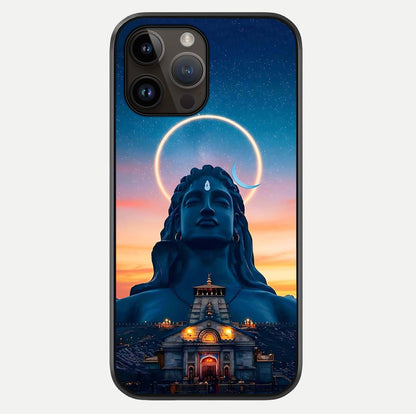 Eternal Shiva Aura Glass Case For iPhone 14 Pro Max by Custom World