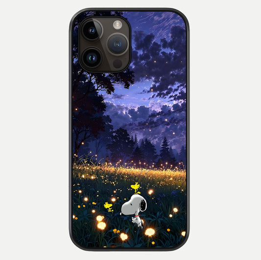 Firefly Meadow Magic Glass Case For iPhone 14 Pro Max by Custom World