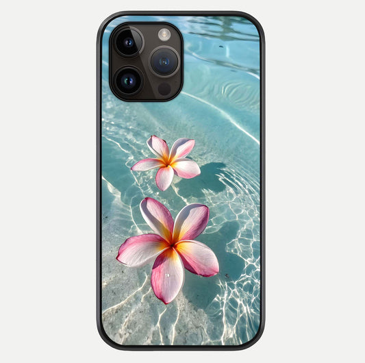 Floating Bloom Bliss Glass Case For iPhone 14 Pro Max by Custom World