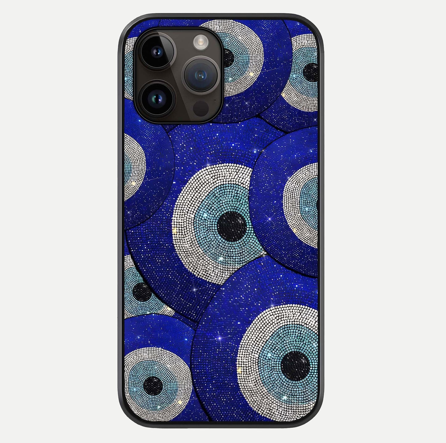 Galaxy Eye Flow Glass Case For iPhone 14 Pro Max by Custom World