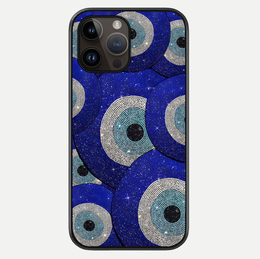 Galaxy Eye Flow Glass Case For iPhone 14 Pro Max by Custom World
