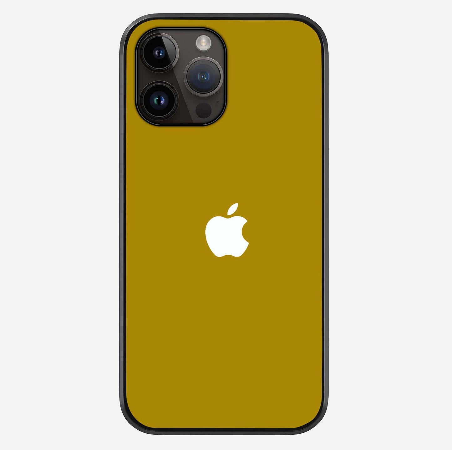Golden Luxe Aura Glass Case For iPhone 14 Pro Max by Custom World