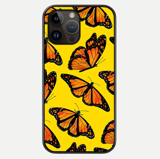 Golden Wing Flight Glass Case For iPhone 14 Pro Max by Custom World