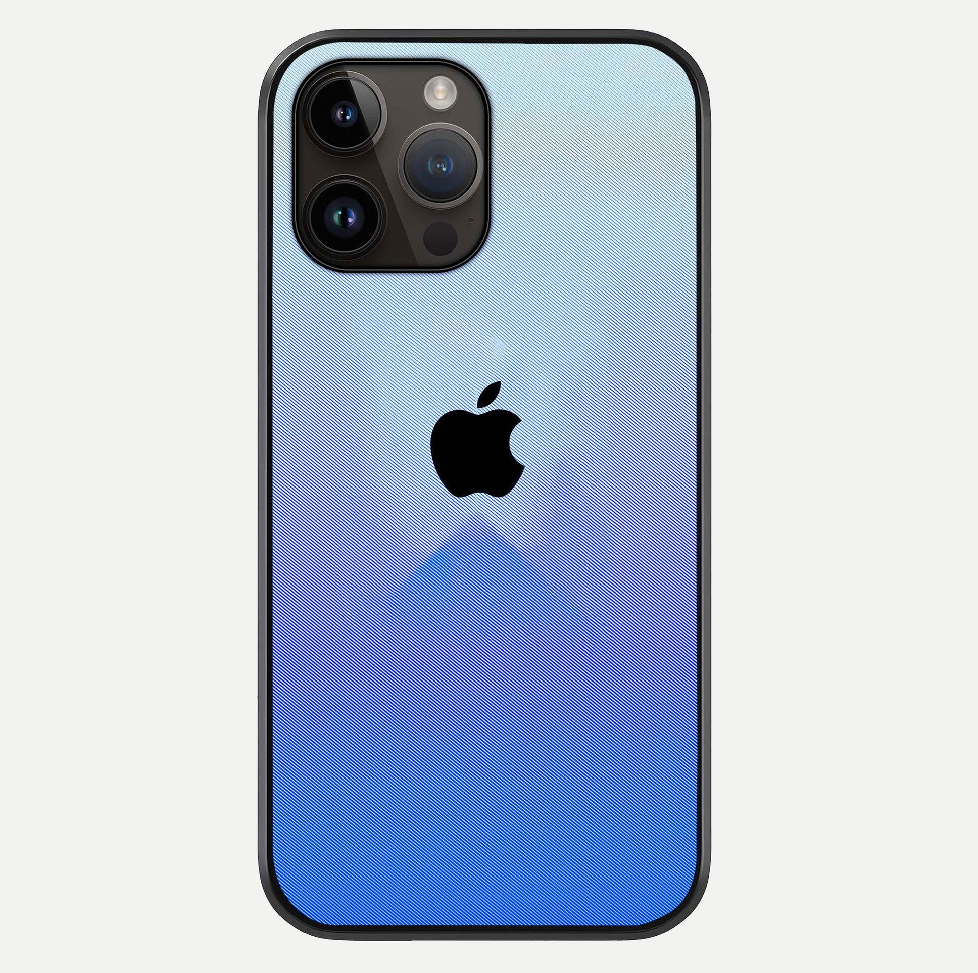 Gradient Apple Vibe Glass Case For iPhone 14 Pro Max by Custom World