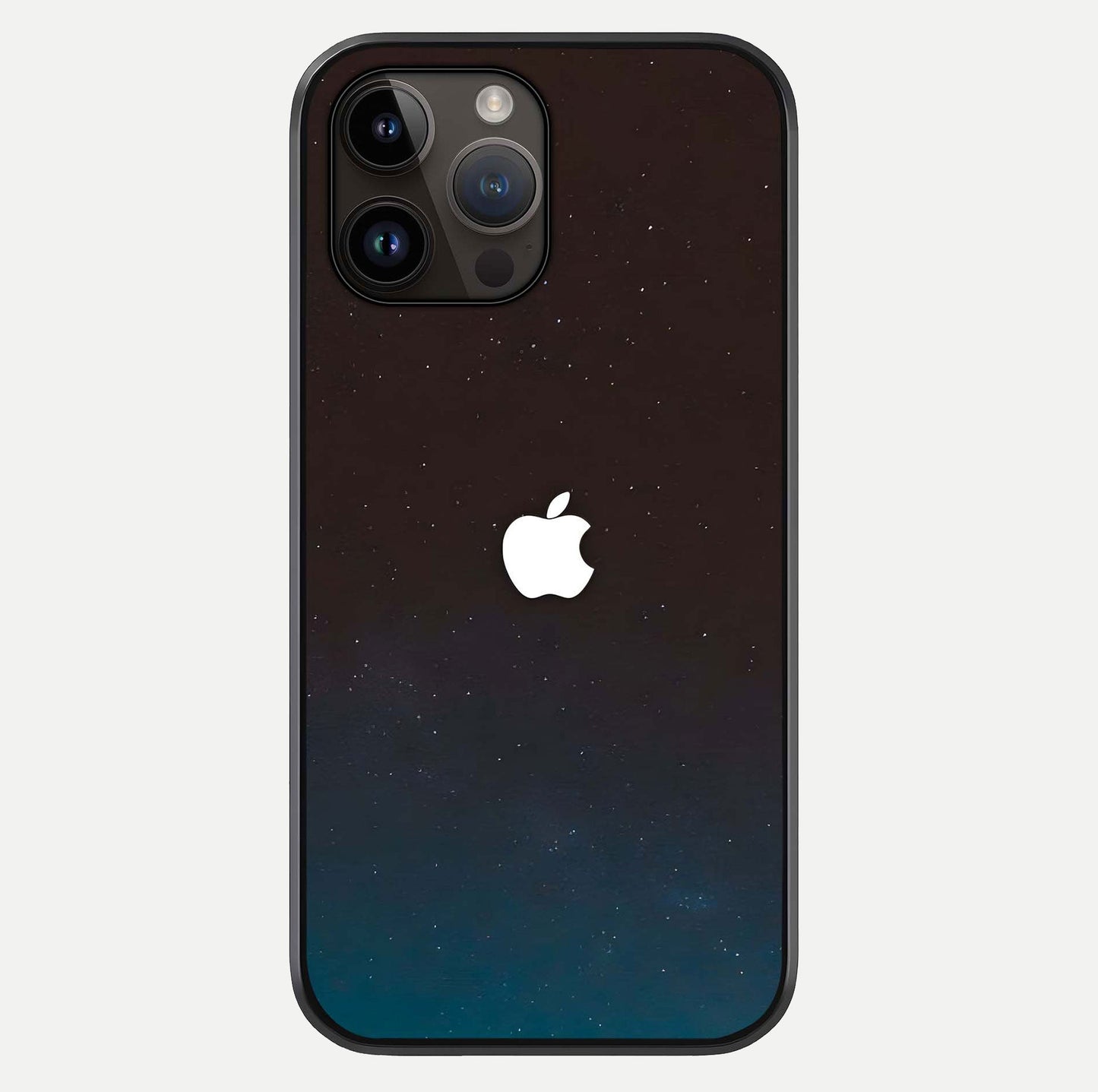 Green Emerald Apple Logo Glass Case For iPhone 14 Pro Max by Custom World