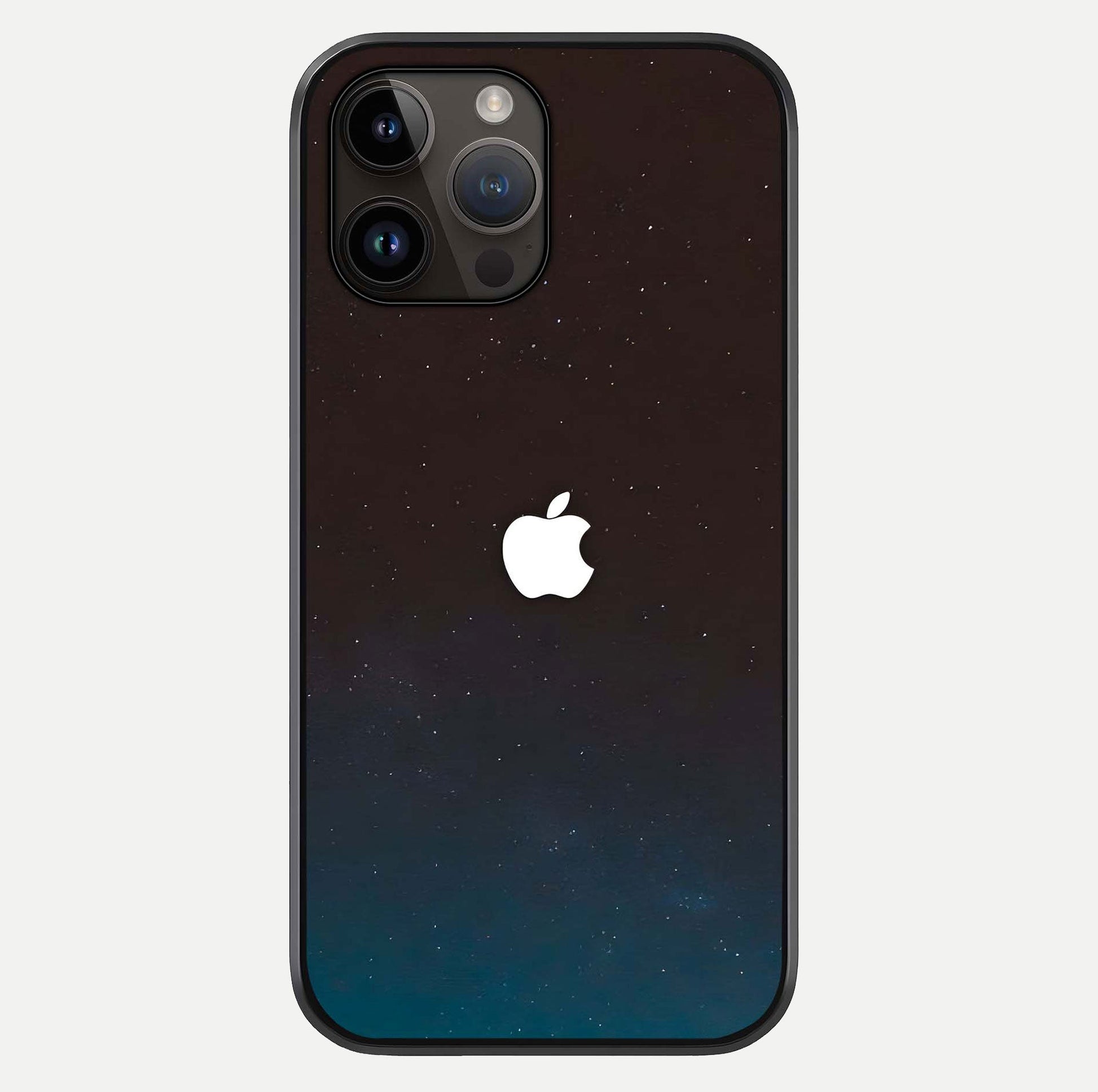 Green Emerald Apple Logo Glass Case For iPhone 14 Pro Max by Custom World