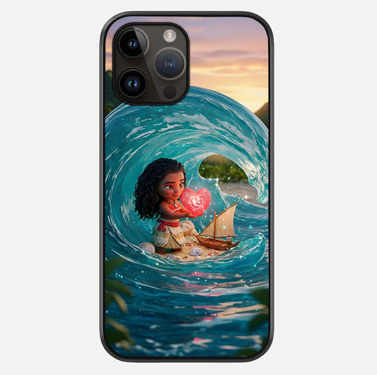 Heart of Ocean Glass Case For iPhone 14 Pro Max by Custom World