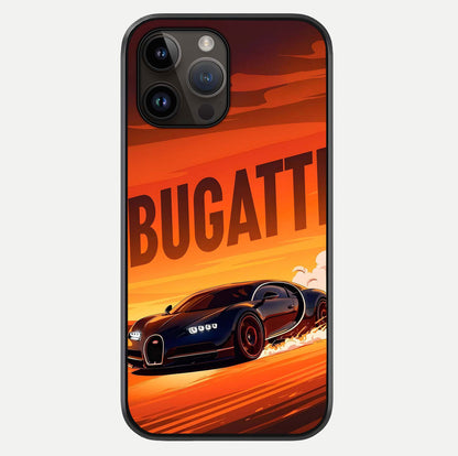 Inferno Bugatti Storm Glass Case For iPhone 14 Pro Max by Custom World