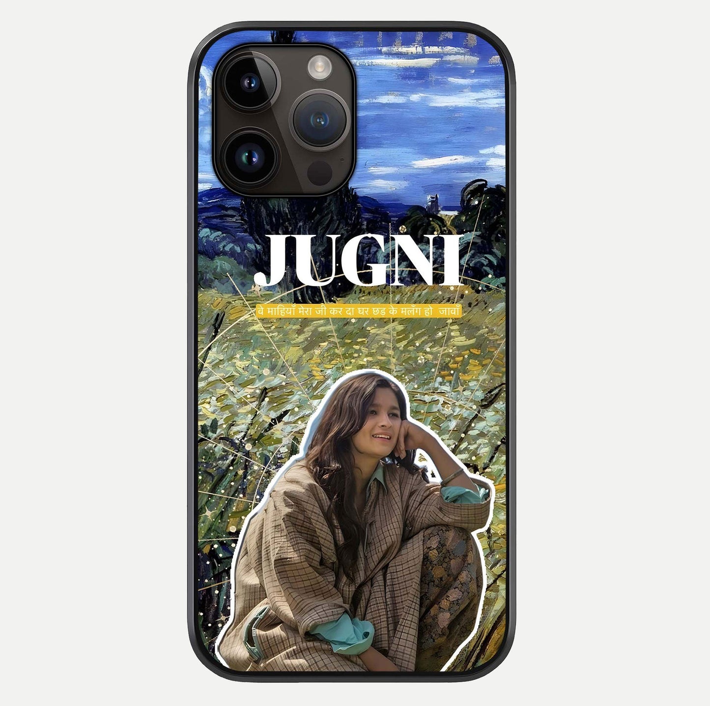 Jugni Soul Vibes Glass Case For iPhone 14 Pro Max by Custom World