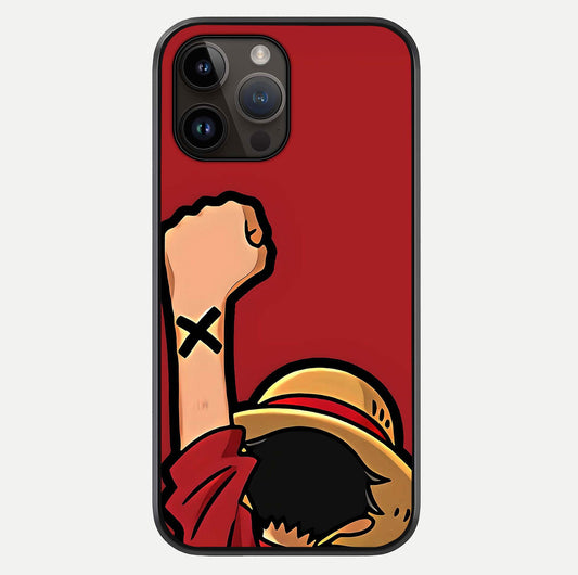 Luffy X Spirit Glass Case For iPhone 14 Pro Max by Custom World