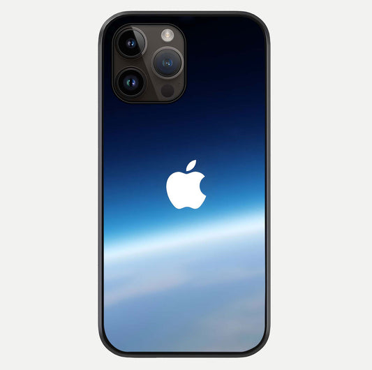 Minimal Apple Sky Glass Case For iPhone 14 Pro Max by Custom World