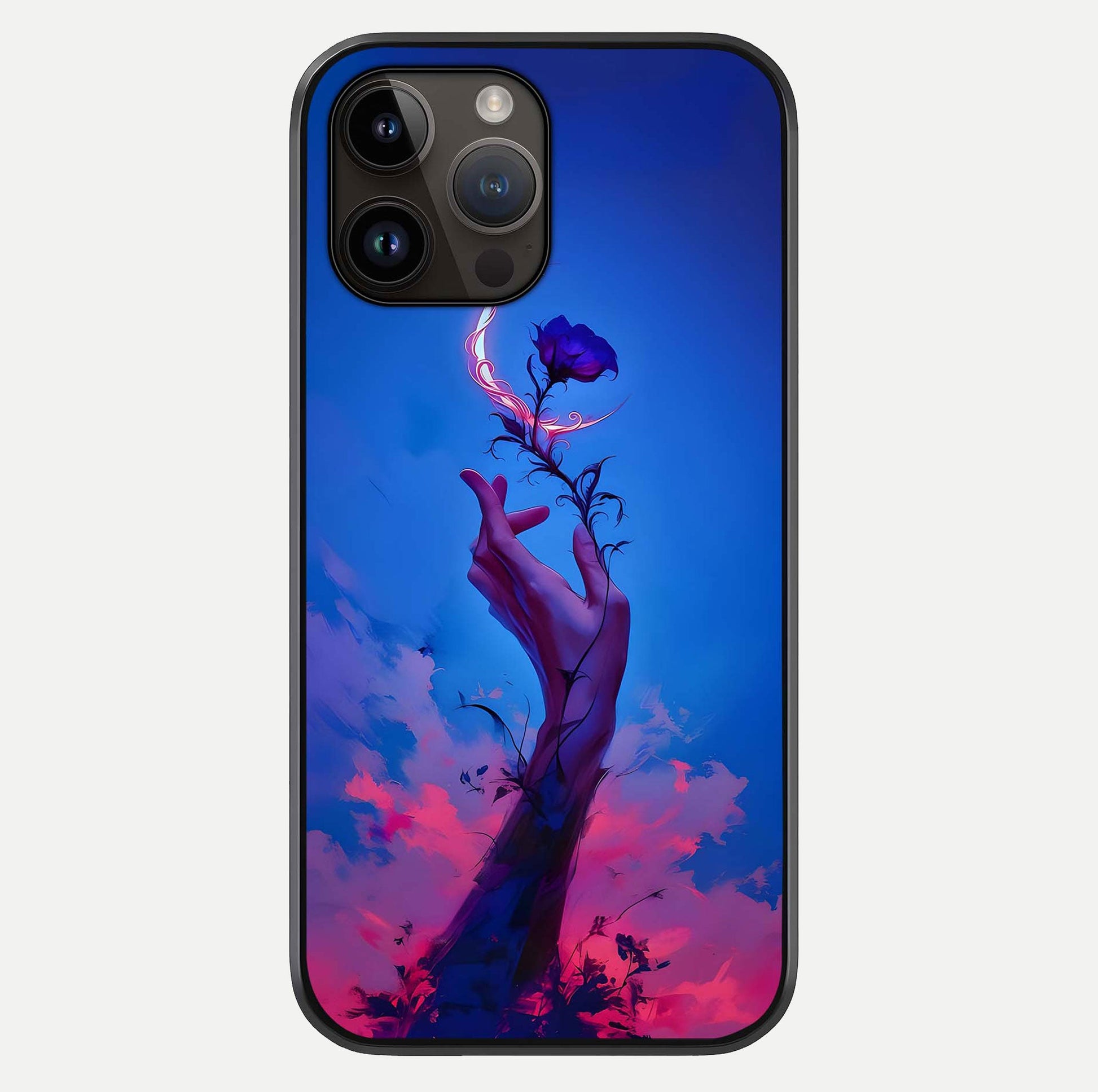 Mystic Hand Glass Case For iPhone 14 Pro Max by Custom World