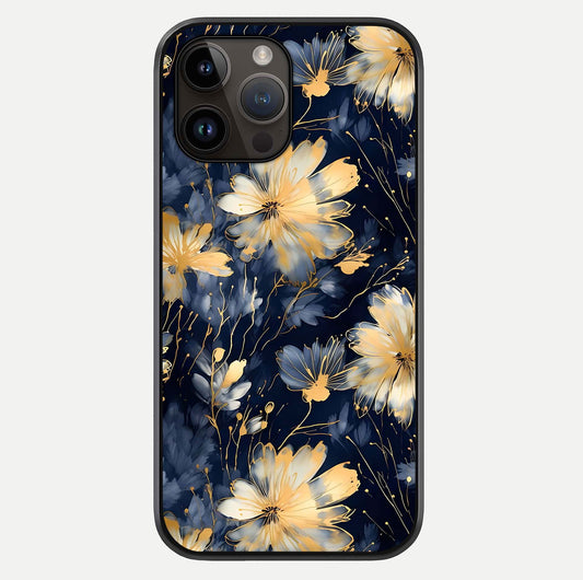 Royal Petal Dream Glass Case For iPhone 14 Pro Max by Custom World